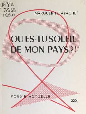 cover image of Où es-tu, soleil de mon pays ? !
